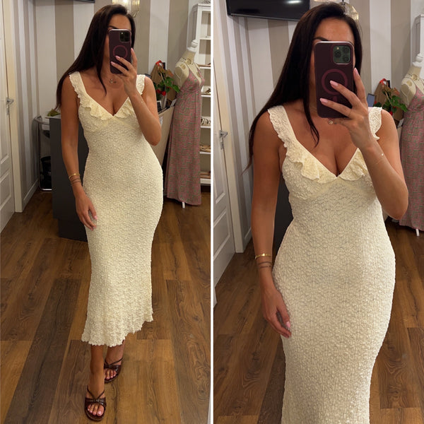 dress claire - ECRU