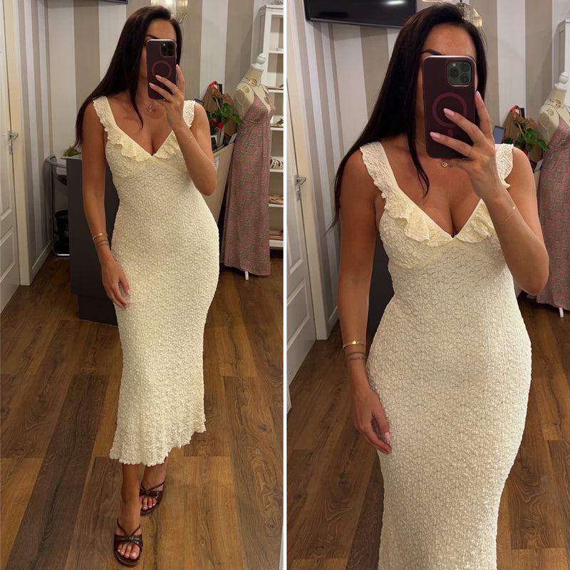 dress claire - ECRU