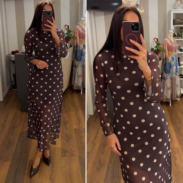 dress venice pois - CHOCO