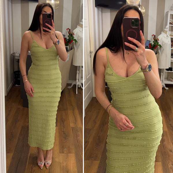 dress pauline - VERDE