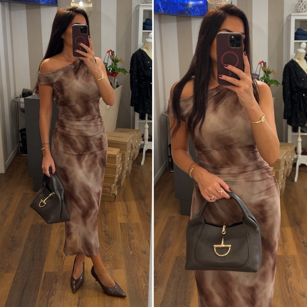 dress calipso - CAMEL
