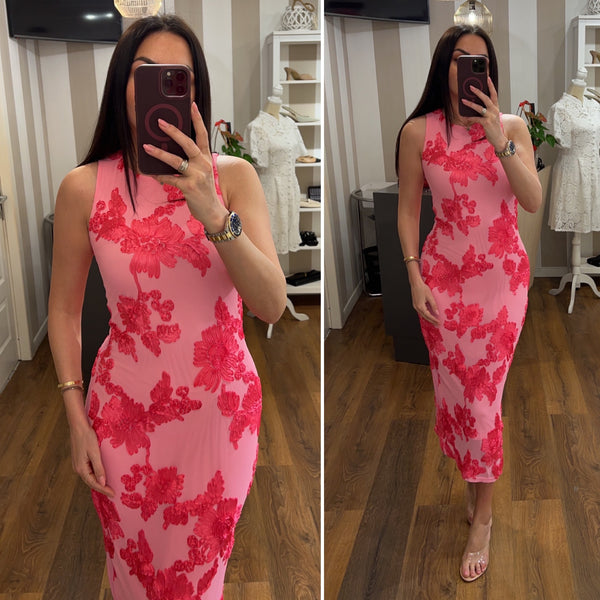 dress iris - FUCSIA