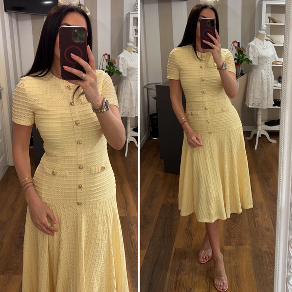 dress celine - GIALLO