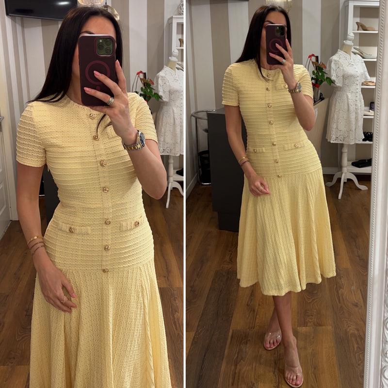 dress celine - GIALLO