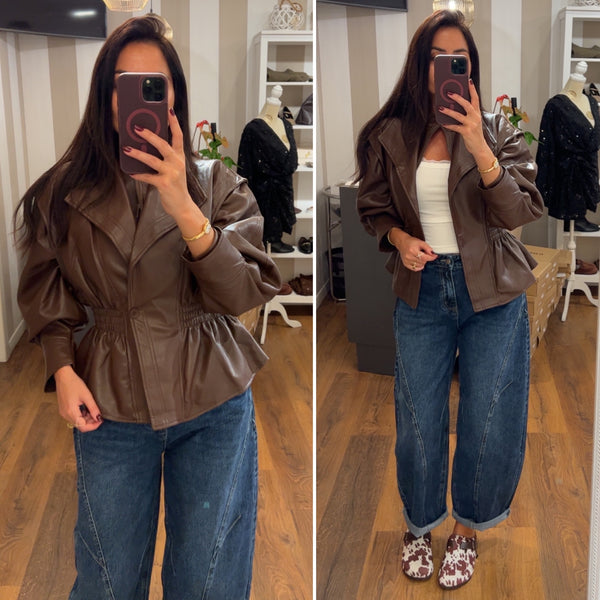 giacca ecopelle urban - CHOCO