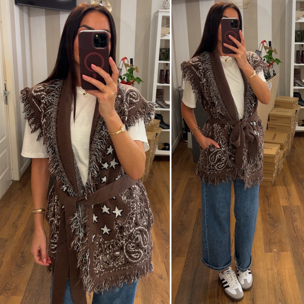 gilet texas - CHOCO