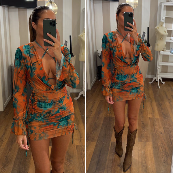 dress alis - ARANCIO