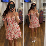 mini dress sophie - ROSSO