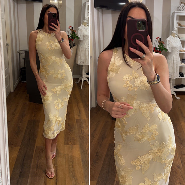 dress iris - CREMA