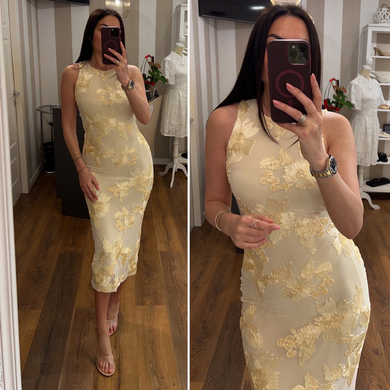 dress iris - CREMA