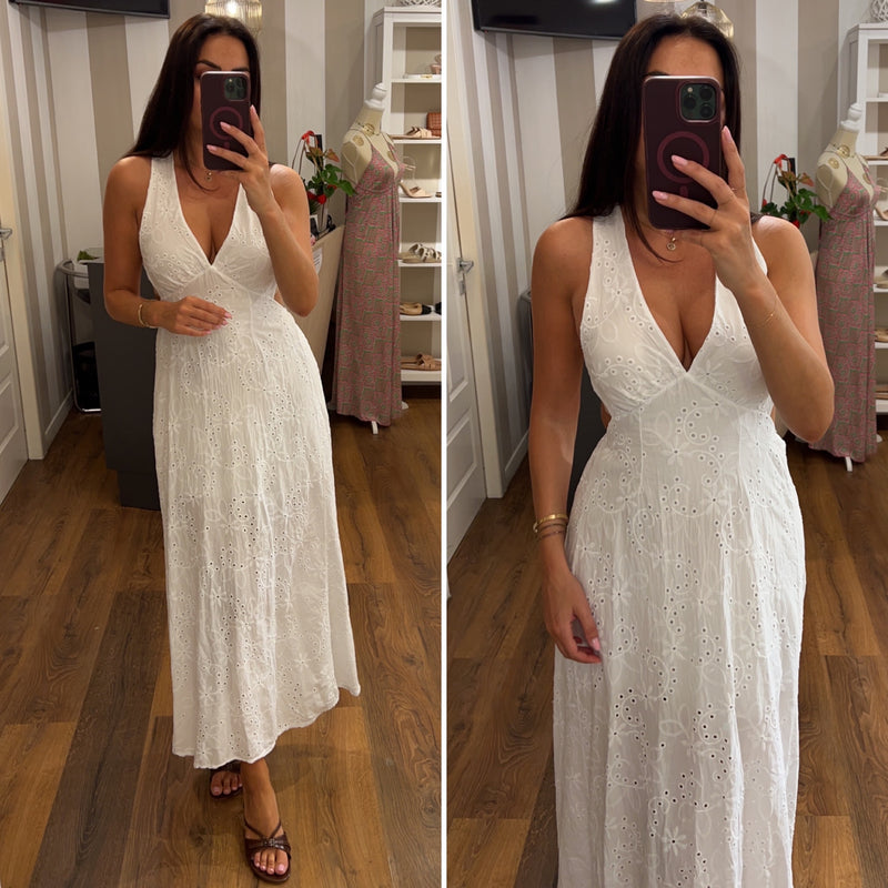 dress sangallo - BIANCO