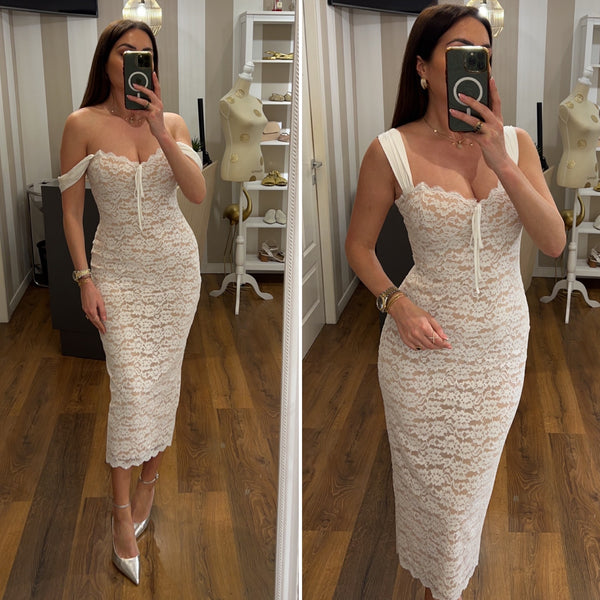 dress reneé - BIANCO