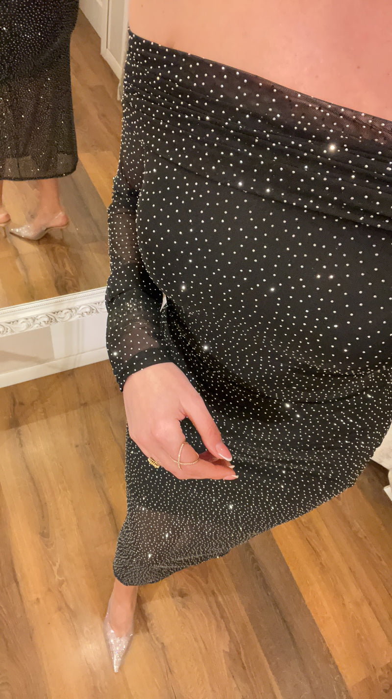 dress lamara - NERO