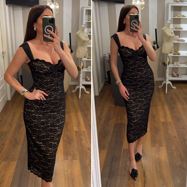 dress reneé - NERO