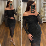 dress lamara - NERO