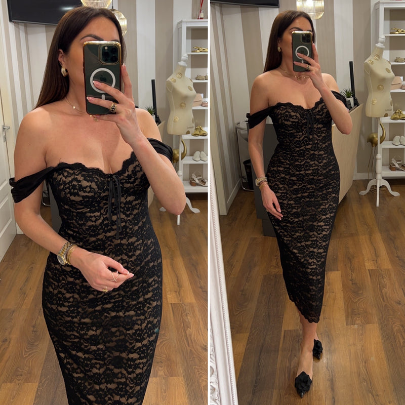 dress reneé - NERO